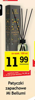 Patyczki zapachowe Mi Bellumi Clementine & Clove promocja w Gram Market