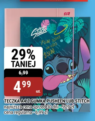 Teczka A4 z gumką Pusheen promocja w bi1