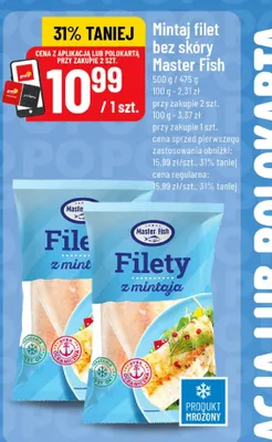 Mintaj filet bez skóry promocja w POLOmarket
