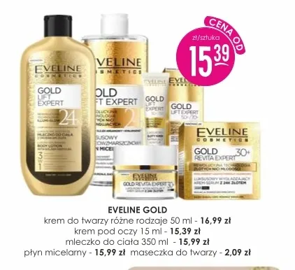 Płyn micelarny Eveline Gold promocja w Drogerie Jasmin