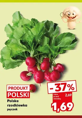 Rzodkiewki polskie promocja w Kaufland
