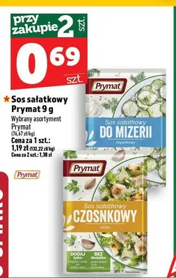 Sos sałatkowy do mizerii koperkowy Prymat promocja w TOPAZ