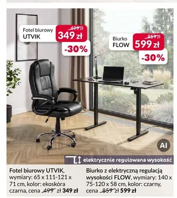 Fotel biurowy UTVIK promocja w Salony Agata