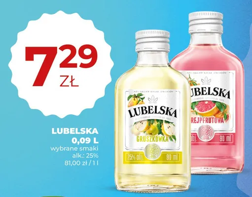Likier Lubelska Rejpfrutowa promocja w Duży Ben