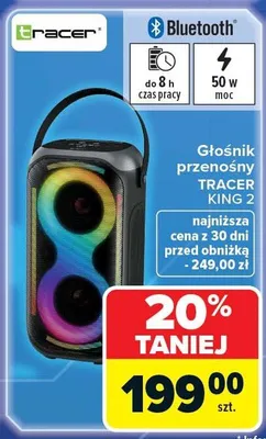 Głośnik przenośny KING 2 promocja w Carrefour