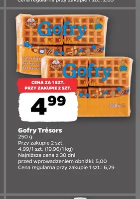 Gofry Trésors promocja w Netto
