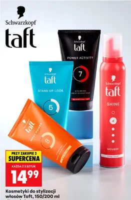 Kosmetyki do stylizacji włosów 150/200ml różne rodzaje promocja w Biedronka