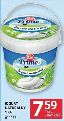 Jogurt naturalny promocja w Selgros