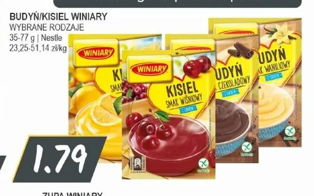Kisiel smak wiśniowy Winiary promocja w Słoneczko