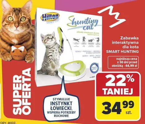 Zabawka interaktywna dla kota Smart Hunting promocja w Carrefour Market
