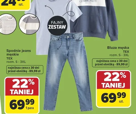 Bluza męska promocja w Carrefour