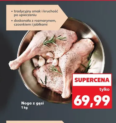 Noga z gęsi promocja w Kaufland