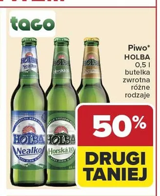 Piwo bezalkoholowe Holba Nealko promocja w Carrefour Market
