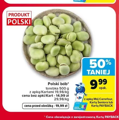 Bób polski promocja w Carrefour