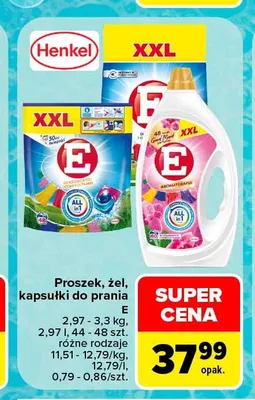 Proszek do prania E promocja w Carrefour Market