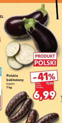 Bakłażany polskie promocja w Kaufland