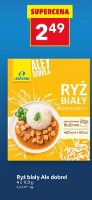 Ryż biały średnioziarnisty Ale dobre! promocja w LEWIATAN