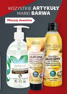 Odżywka do włosów Barwa Naturalna jajeczna promocja w Kaufland