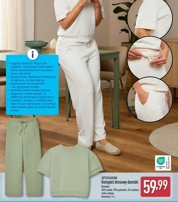 Komplet dresowy damski różne rodzaje promocja w Aldi