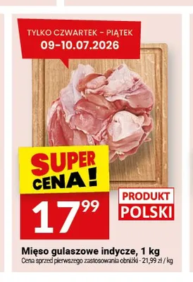 Mięso gulaszowe indycze promocja w Twój Market