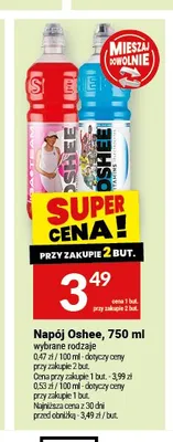 Napój izotoniczny Oshee promocja w Twój Market
