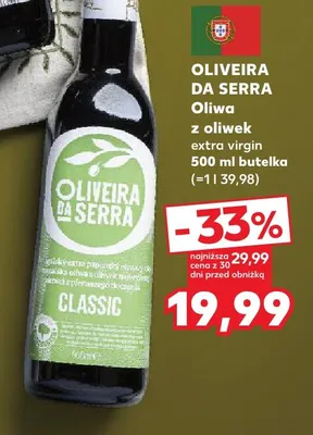 Oliwa z oliwek extra virgin Oliveira da Serra promocja w Kaufland