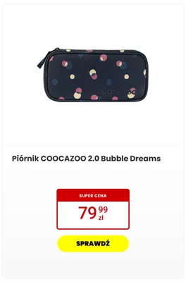 Piórnik COOCAZOO 2,0 Bubble Dreams promocja w Media Expert