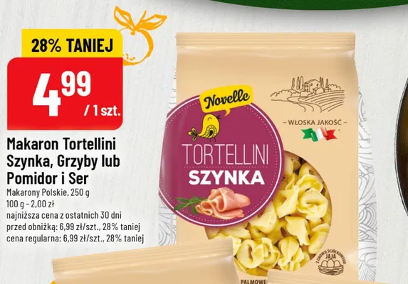 Makaron Tortellini Szynka promocja w POLOmarket