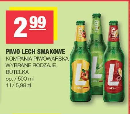 Piwo bezalkoholowe Lech Free Limonka z Miętą promocja w SPAR