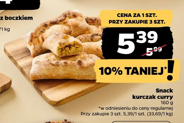 Snack kurczak curry promocja w Netto