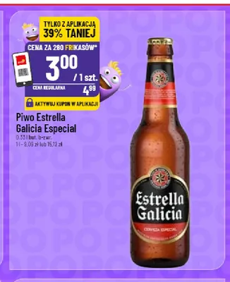 Piwo Estrella Galicia Especial promocja w POLOmarket