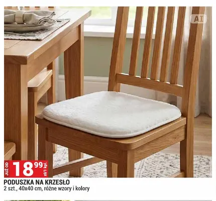 Poduszka na krzesło 2-pak 40x40 cm promocja w Merkury Market