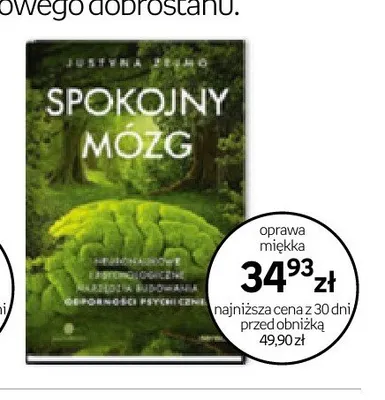 Książka Spokojny mózg Justyna Żejmo promocja w Empik