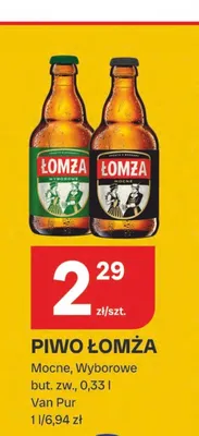 Piwo Łomża Wyborowe promocja w Chorten