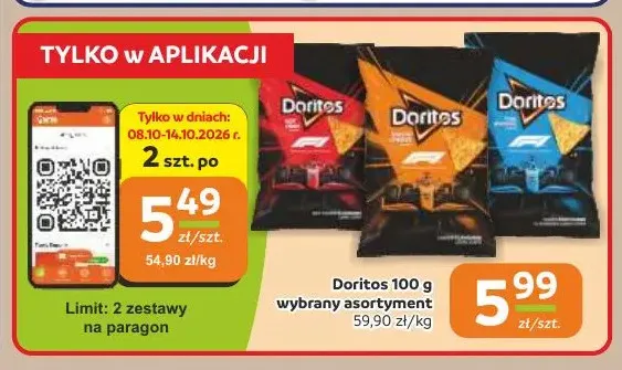 Chipsy Doritos promocja w Gama