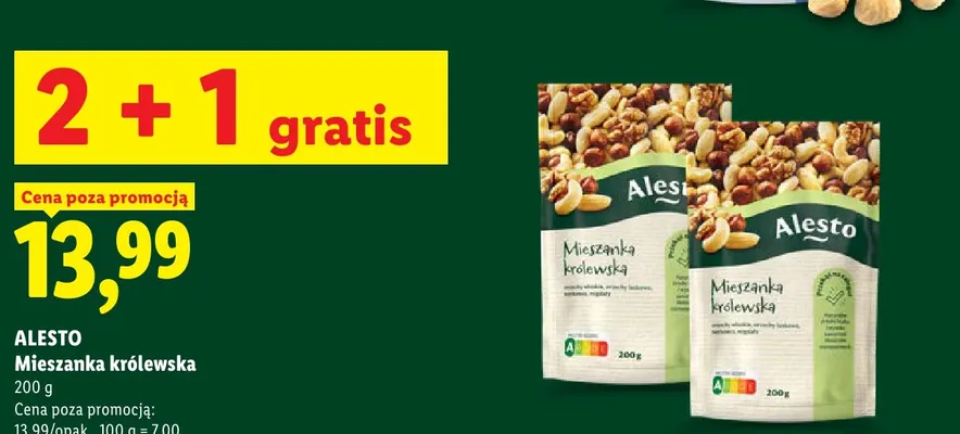 Mieszanka królewska Alesto promocja w Lidl