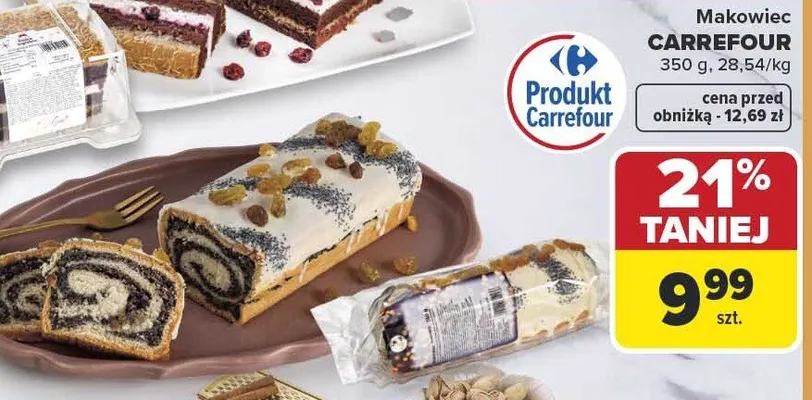 Makowiec promocja w Carrefour
