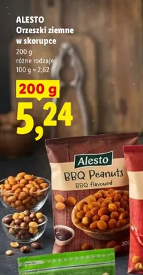 Orzeszki ziemne w skorupce promocja w Lidl