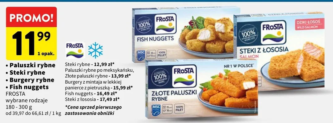 Fish nuggets Frosta promocja w Intermarche