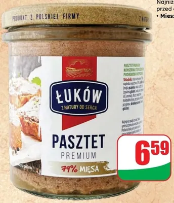Pasztet wieprzowy premium  promocja w Dino