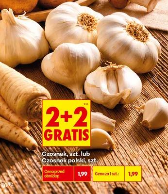Czosnek promocja w Biedronka