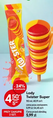 Lody Twister Super promocja w Żabka