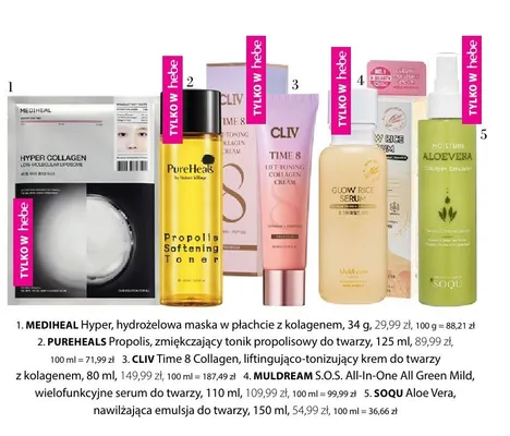 Hyper, hydrożelowa maska w płachcie z kolagenem promocja w Hebe