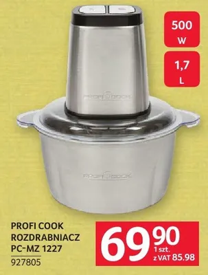 Rozdrabniacz PROFI COOK PC-MZ 1227 promocja w Selgros