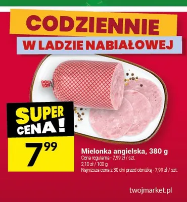 Mielonka angielska promocja w Twój Market