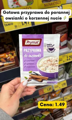 Przyprawa do owsianki z cynamonem, goździkami, kardamonem promocja w Kaufland