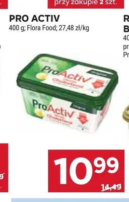 Margaryna Pro Activ Flora promocja w Stokrotka
