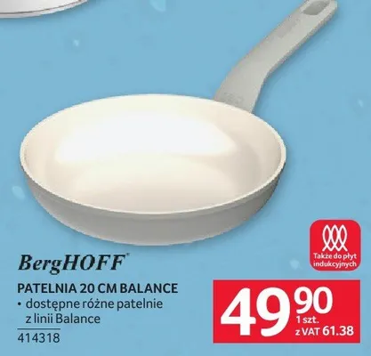 Patelnia 20 cm Balance promocja w Selgros
