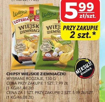 Chipsy Wiejskie Ziemniaczki promocja w Top Market