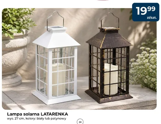 Lampa solarna latarenka wys. 27cm promocja w PSB Mrówka